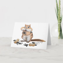 Ilustracion Cheeky Chipmunk