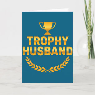 Tarjeta Ilustración de aniversario de bodas del marido tro