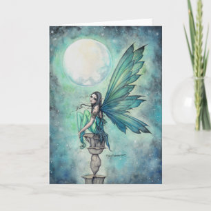 Tarjeta Ilustración de arte de fantasía de hadas de sueño 