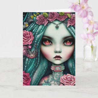 Tarjeta Ilustracion de arte koral