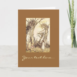 Tarjeta Ilustracion de Arturo Rackham