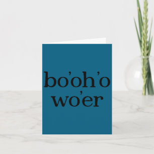 Tarjeta Ilustración de Bo Oh O Wa Er