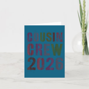 Tarjeta Ilustración de bota Ever Cousin Crew 2026