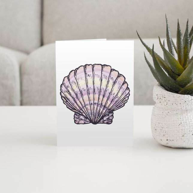 Tarjeta Ilustracion de conchas marinas (Subido por el creador)