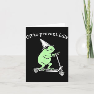 Tarjeta Ilustración de Enfermera Spt Pta Prevención de Caí