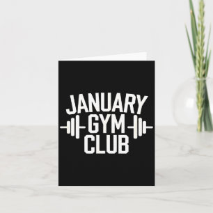 Tarjeta Ilustración de entrenamiento de fitness del club d