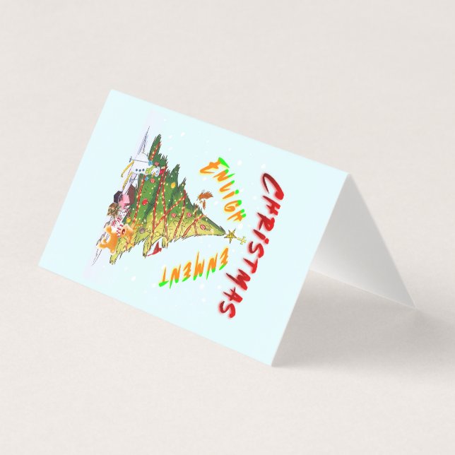 Tarjeta Ilustración de navidades (Anverso)