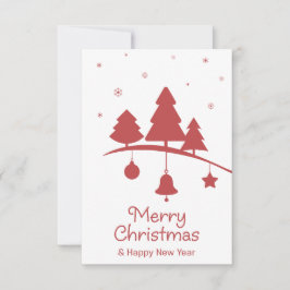 Tarjeta Ilustracion de Navidades impecables.