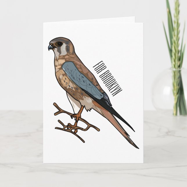 Tarjeta Ilustracion de personalizado de aves de corral de  (Anverso)