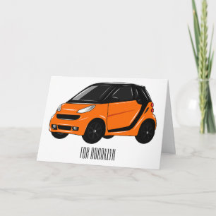 Tarjeta Ilustracion de personalizado de micro coches