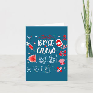 Tarjeta Ilustración de trasplante de médula ósea de Bmt Cr