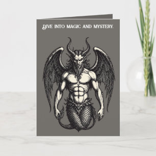 Tarjeta Ilustración del Demonio Marea Celestial Crocell