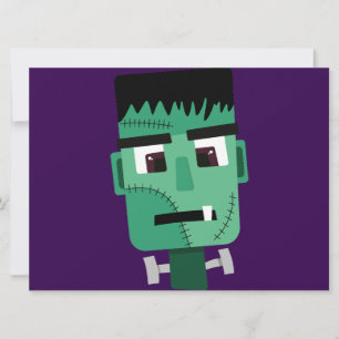 Tarjeta Ilustración del Monstruo de Frankenstein