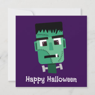 Tarjeta Ilustración del Monstruo de Frankenstein