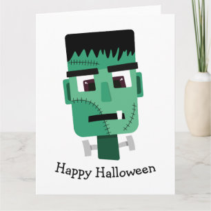 Tarjeta Ilustración del Monstruo de Frankenstein