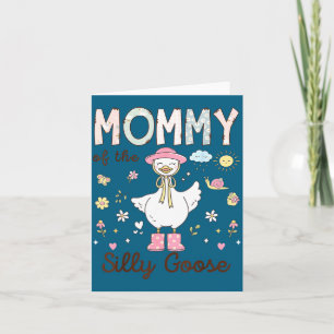 Tarjeta Ilustración del primer cumpleaños de Mommy Silly G