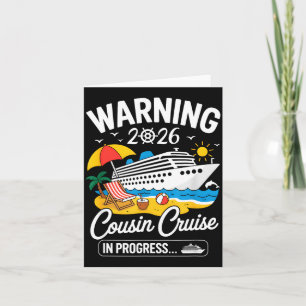 Tarjeta Ilustración del progreso del viaje de crucero de p