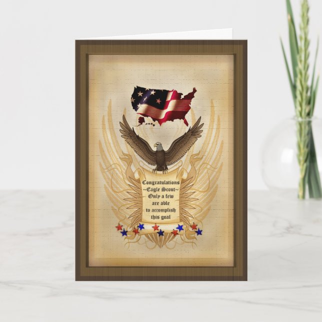 Tarjeta Ilustracion - Eagle - los E.E.U.U. - premio al (Anverso)