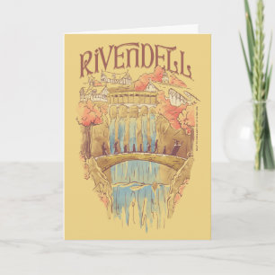 Tarjeta Ilustración en Acuarela de la Comunidad de RIVENDE