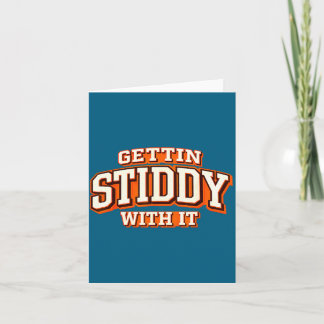 Tarjeta Ilustración Gettin Stiddy It