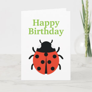 Tarjeta Ilustracion Ladybug