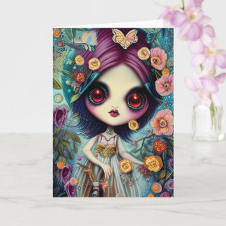 Tarjeta Ilustracion Nova chaser de mariposas