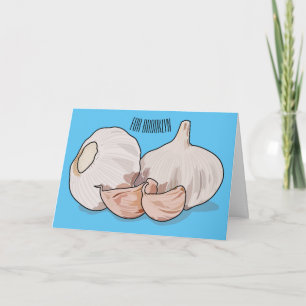 Tarjeta Ilustracion personalizado de ajo