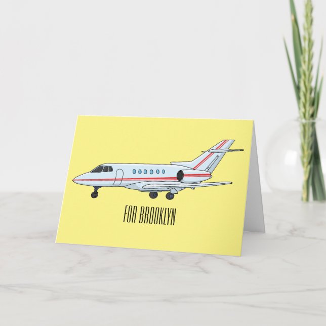 Tarjeta Ilustracion personalizado de chorro privado (Anverso)