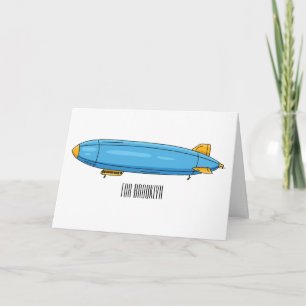Tarjeta Ilustracion personalizado de la aeronave