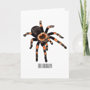 Tarjeta Ilustracion personalizado de Tarantula
