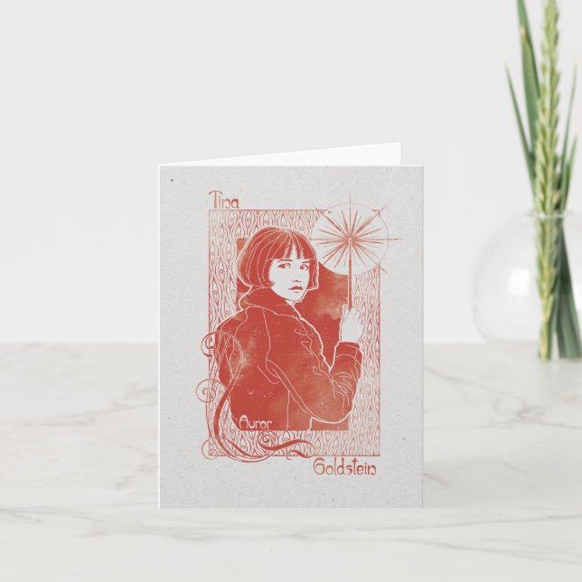 TARJETA ILUSTRACION PORPENTINA GOLDSTEIN™ (Anverso)