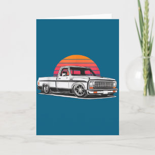 Tarjeta Ilustración Vintage 73 87 Mini C10