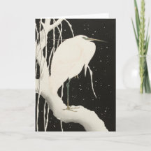 Ilustracion vintage de invierno con nevado de garz