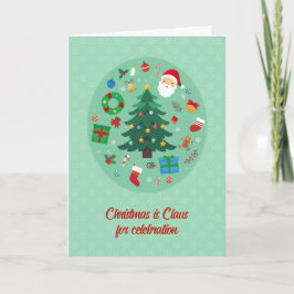 Tarjeta Ilustraciones de Navidad Fiesta