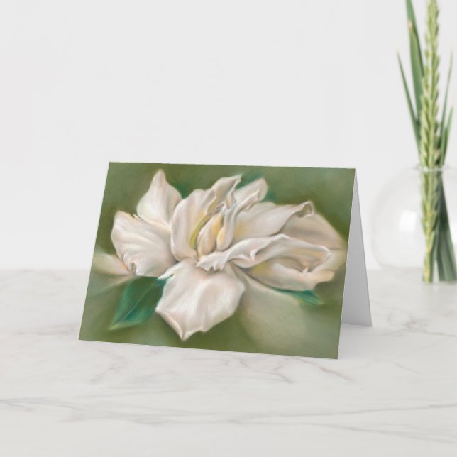 Tarjeta Ilustraciones del pastel del Gardenia (Anverso)