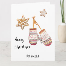 Tarjeta Ilustraciones rústicos de Cute Watercolor Country