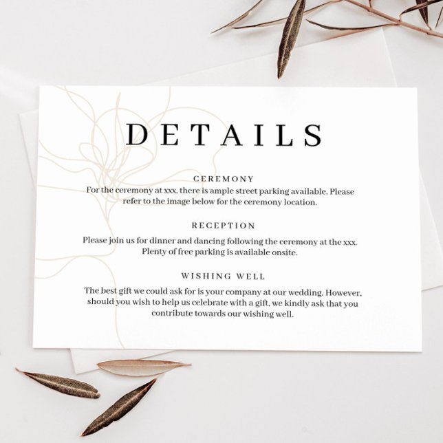 Tarjeta ilustrada con detalles de flores dibujadas (Subido por el creador)