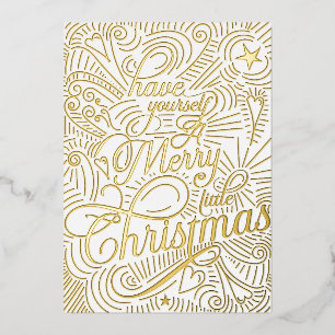 Tarjeta Ilustrada de Feliz Navidad