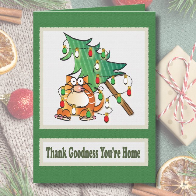 Tarjeta ilustrada de Navidades rojos verde Persona (Subido por el creador)