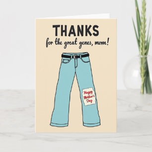 Tarjeta Ilustrada Genes Mamá