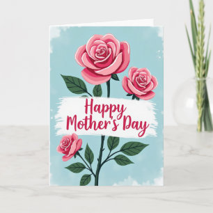 Tarjeta ilustrativa del Día de la Madre