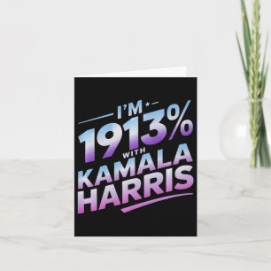 Tarjeta Im 1913% Con Kamala Harris 2024