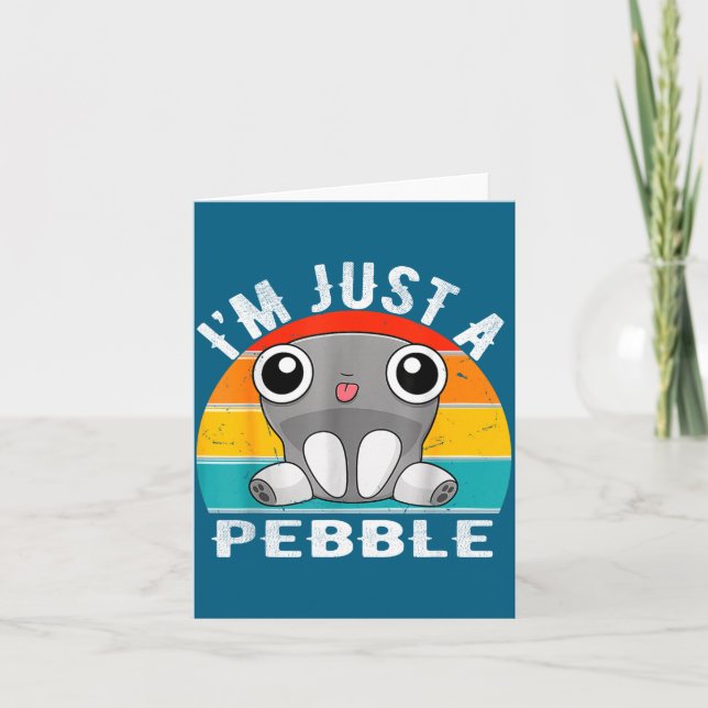 Tarjeta I'm Just A Pebble Kids  (Anverso)
