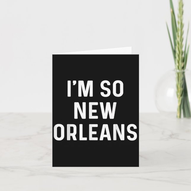 Tarjeta Im So New Orleans (Anverso)
