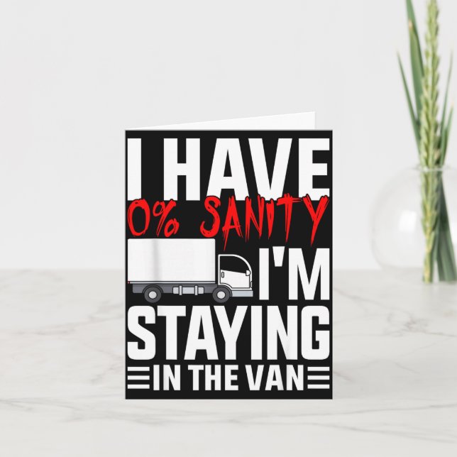 Tarjeta I'm Staying In Tha Van Funny Phasmophobia Gamer Wo (Anverso)