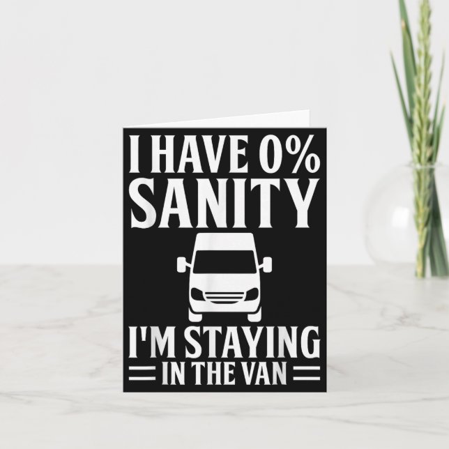 Tarjeta I'm Staying In Tha Van Phasmophobia Funny Drivers  (Anverso)