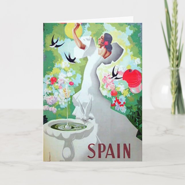 Tarjeta Imagen antigua de España (Anverso)