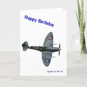 Tarjeta Imagen de los aviones del Spitfire para la
