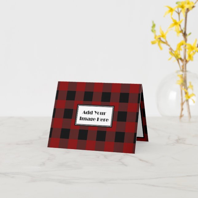 Tarjeta Imagen de Personalizado de patrón de relleno de bú (flor amarilla)