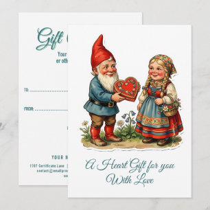 Tarjeta Imagen de recorte vintage - GNOMOS DE JARDÍN 42